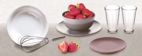 Clay-4 Dekofliesen, Erdbeere, geschlagen, 20 x 50 cm