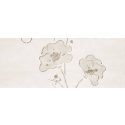 Dekorfliese Clay-3 glänzend weiß 20 x 50 cm