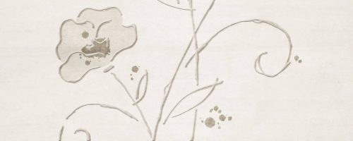 Dekorfliese Clay-3 glänzend weiß 20 x 50 cm