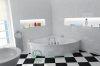 Fürdőszoba/konyha csempe fényes fehér 20 x 30 cm