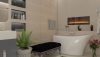 Fürdőszobai / konyhai csempe Bézs matt, 31 x 60 cm