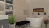 Fürdőszoba / konyha csempe  matt bézs 31 x 60 cm