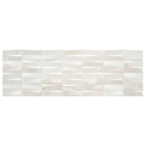 Coliseum Trenza Blanco Bad-/Küchenfliese, weiß, 20 x 60 cm