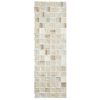 Fali csempe, Smila Blanco, mozaik, fényes fehér 20 x 60 cm