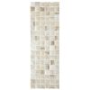 Fali csempe, Smila Blanco, mozaik, fényes fehér 20 x 60 cm
