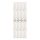 Wandverkleidung Vilo Tulpenmuster, PVC-Platte, 0,8 x 25 x 265 cm (2,65 m2 / Paket)