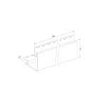 Vox külső sarokprofil külső burkoláshoz, PVC, szürke, 3,05 m