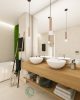 Fürdőszoba/konyha csempe Sensi Structure 4720, világos bézs, matt, 25,5 x 75,5 cm