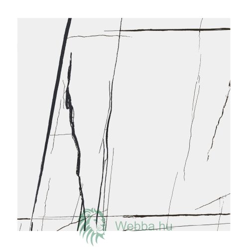 Ponte járólap kültéri / beltéri, fehér, fényes, márványutánzat, 59 x 59 cm