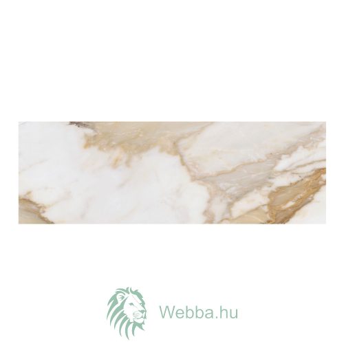 Fürdőszoba/konyha csempe Midas Natúr, fényes, bézs, márványutánzat, 25 x 75 cm