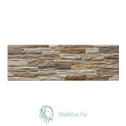   Ohio Mix homlokzati csempe  Külső / belső, matt, kőutánzat, tarka, 17 x 52 cm
