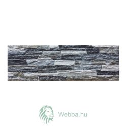   Ohio Silver Külső / belső  falburkolat, matt, kőutánzat, szürke, 17 x 52 cm