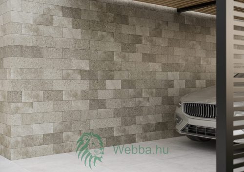 Saltstone Grys falburkolat, matt, szürke, 14,8 x 30 cm