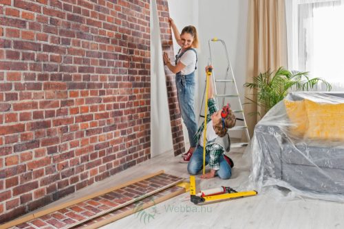 Vilo Motivo Red Brick PVC burkolat, 0,8 x 25 x 265 cm (2,65m2/csomag)