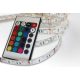  LED-Strip-Set (60 LED/m), RGB, 5m, 14,4W/m, mit 24-Tasten-Fernbedienung, mit Adapter, IP65, COMMEL
