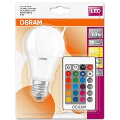   LED BULB RGBW 9W E27 einstellbar, 2700K (Farbwechsel) + Fernbedienung Osram
