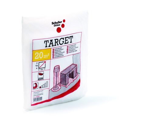Target S4 4x5m, takarófólia, HDPE, átlátszó