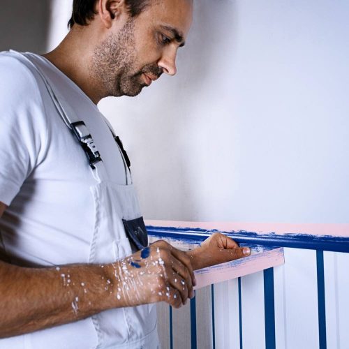 Abdeckband, rosa, für den Innenbereich, 50m x 30 mm