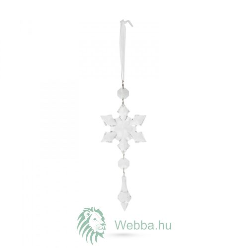 Karácsonyfadísz - hópehely