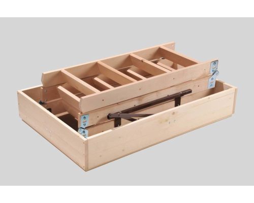 Padlásfeljáró 80x110x280cm Profil Standard