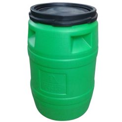 Műanyag hordó, fedéllel, 120 literes Goliat