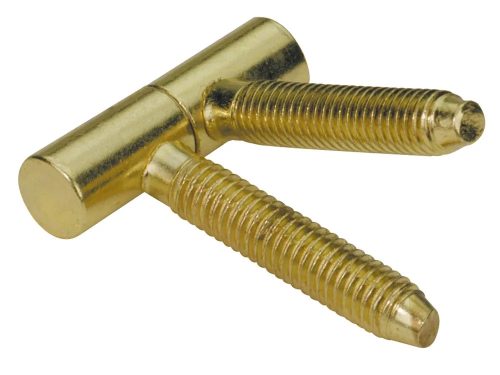 Befúrható ajtópánt 10 mm 49 mm horganyzott acél 2 db