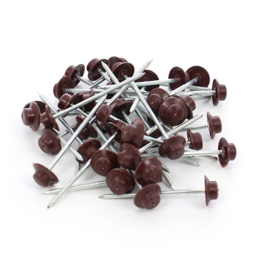 Nagel für Bitumenwellplatten, Onduline, rot, 100Stk
