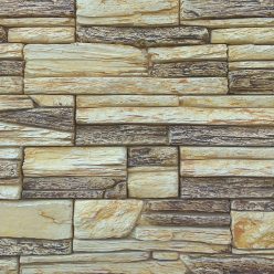   Dekostein, drinnen / draußen, Karpaten 03, gelb, braun (Kiste = 0,5 qm)