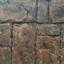   Dekostein, innen / außen, Leon, dunkelgrau und schwarz (Karton = 1 m2)