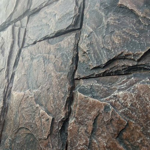 Dekostein, innen / außen, Leon, dunkelgrau und schwarz (Karton = 1 m2)