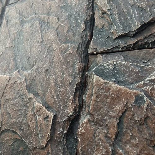 Dekostein, innen / außen, Leon, dunkelgrau und schwarz (Karton = 1 m2)