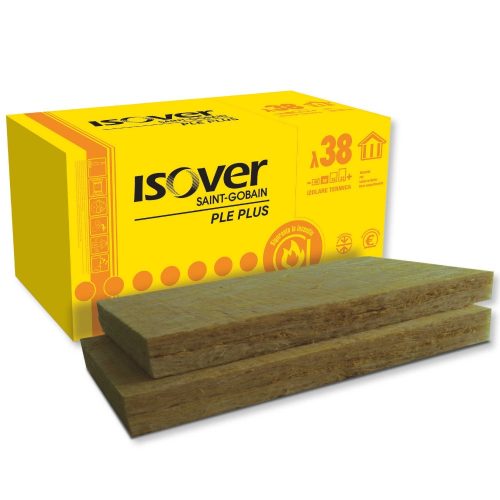 Basalt-Mineralwolle Isover PLE Plus 1000 x 600 x 50 mm (7,2 m2 / Paket)
