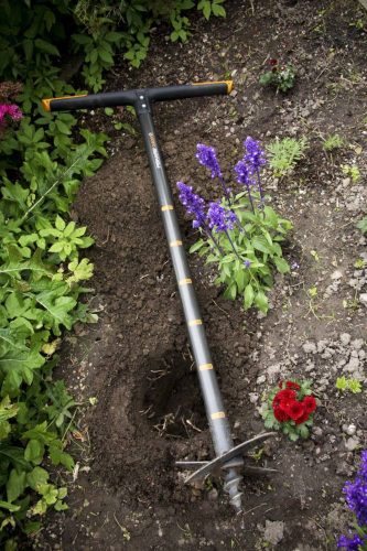 Handbohrmaschine, Fiskars 134720, Stahl, D 15 cm, 1,11 m