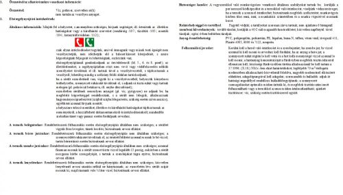 Víz tisztító folyadék 