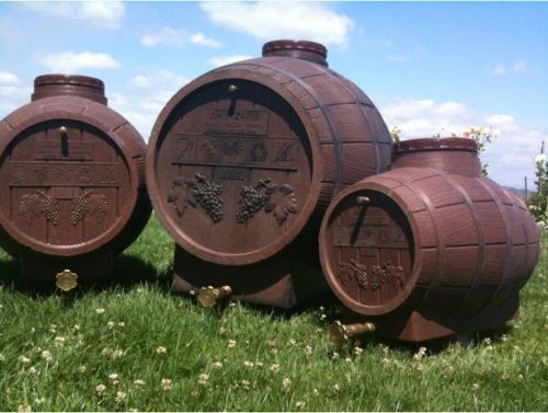 Boros műanyag hordó 500liter