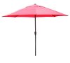 Ecru napernyő, piros fém 300 cm
