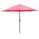 Ecru napernyő, piros fém 300 cm