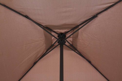 Regenschirm 200x200cm braun