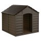Hundehütte, 0-7015, PVC, braun, 78 x 84,5 x 80,5 cm