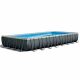 Metallrahmenpool, Intex 26374, mit Filterpumpe + Folie + Leiter, 975 x 488 x 132 cm