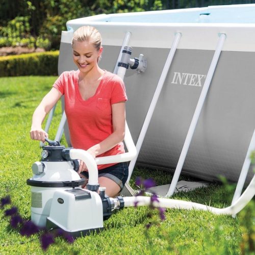 Schwimmbadwasserfilterpumpe Intex 26644, Sandfilter 4 m3 / h