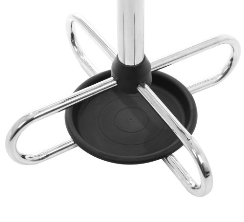 Kleiderbügel mit 12 Bügeln, Chrom 540 x 540 x 1730 mm, 1C