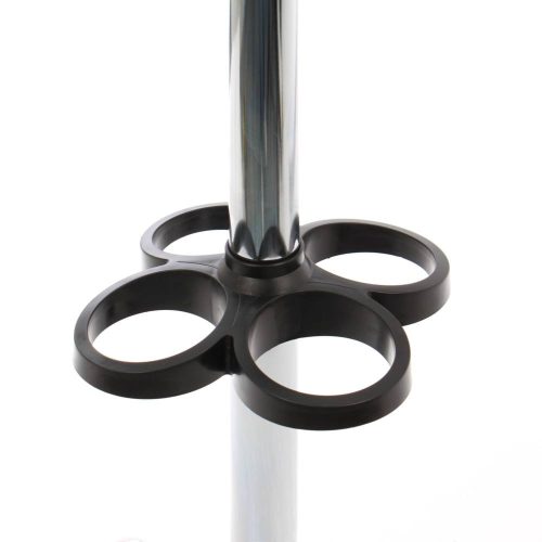 Kleiderbügel mit 12 Bügeln, Chrom 540 x 540 x 1730 mm, 1C