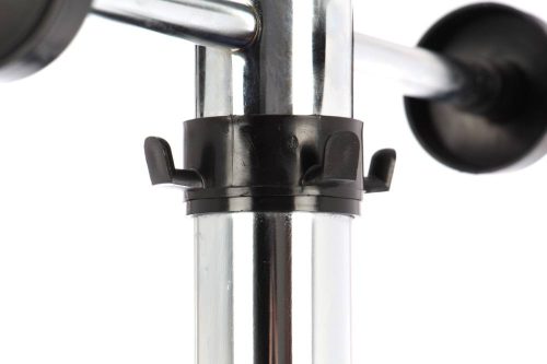 Kleiderbügel mit 12 Bügeln, Chrom 540 x 540 x 1730 mm, 1C