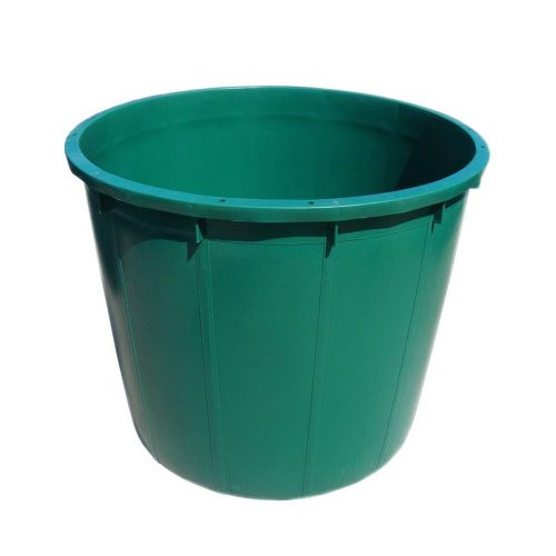 Kunststofffass, ohne Deckel, 500 Liter, grün 96 cm