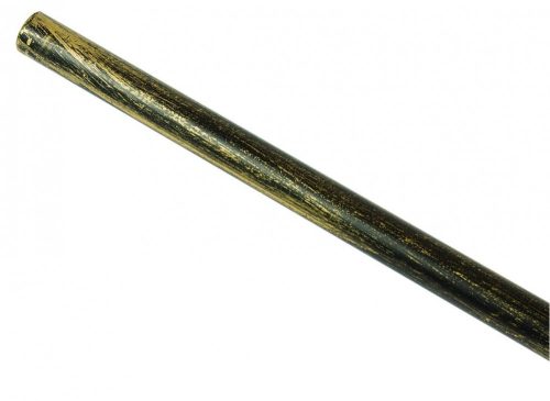 Karnis rúd, fém, 16 mm / 160 cm, fekete arany