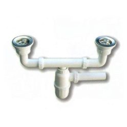 Siphon für 2-Fach-Spüle, 39,87 mm