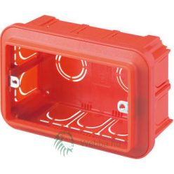 Szerelvénydoboz 3 modulos 104x68x48mm
