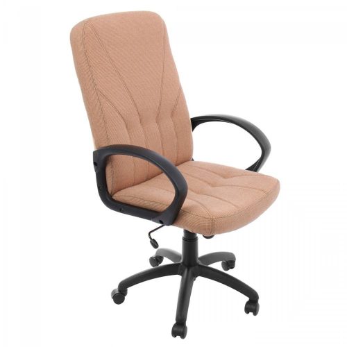 Irodai szék, forgó,  szövet, barna
