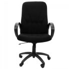 Bürostuhl, drehbar, Stoff C11, schwarz